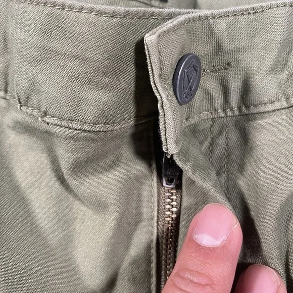 Zanerobe Stretch Cargo Jogger Pants Mens 30x30 Military Green Tapered Leg - Picture 3 of 12